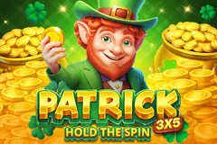 3x5 Patrick: Hold the Spin logo