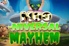 Moo-Niversal Mayhem logo
