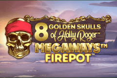 8 Golden Skulls of Jolly Roger Megaways logo