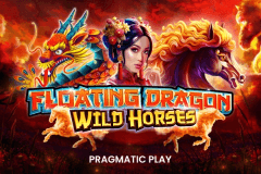 Floating Dragon Wild Horses logo