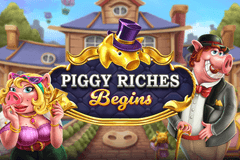 Piggy Riches Begins logo