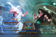 Zeus vs Hades logo