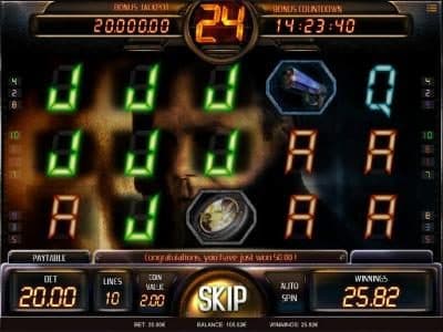 Multiple winning paylines triggers a modest win!