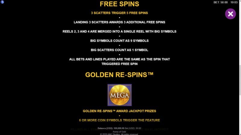 Free Spins Rules