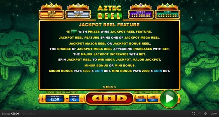 Jackpot Reel Feature