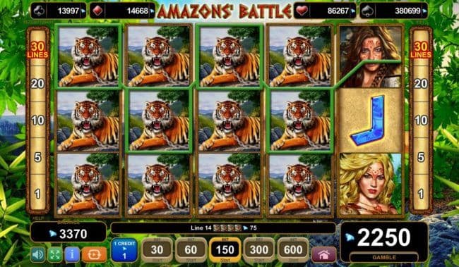 Multiple winning paylines triggers a big win
