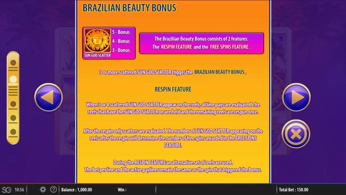 Bonus Game Rules
