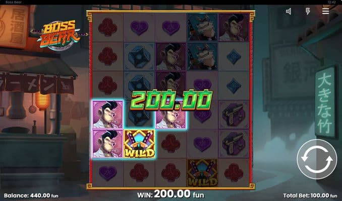 Three of a Kind win