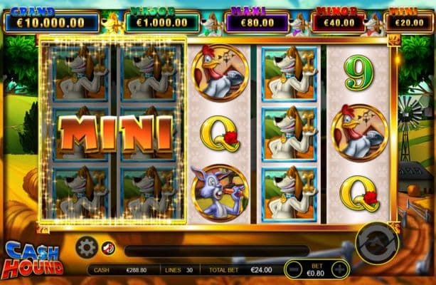 Bonus spin leads to mini jackpot win