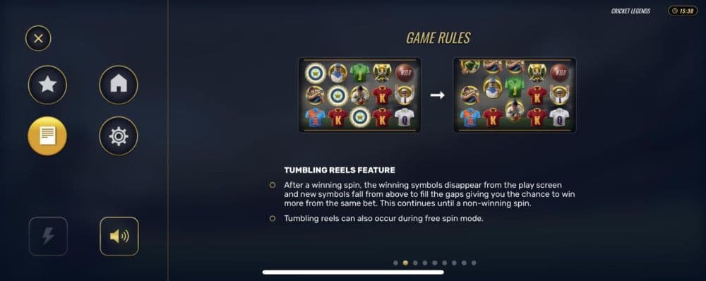 Tumbling Reels Feature
