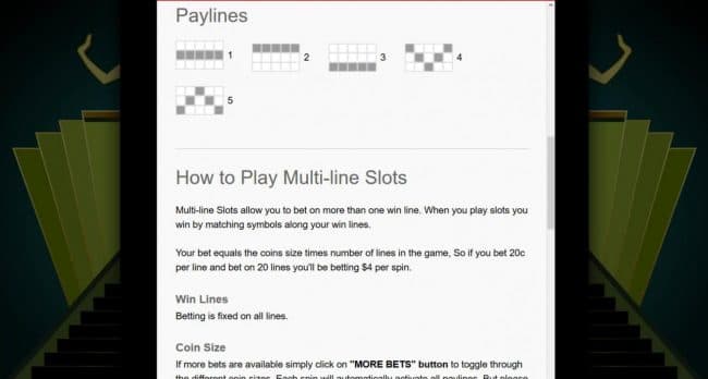 Payline Diagrams 1-5
