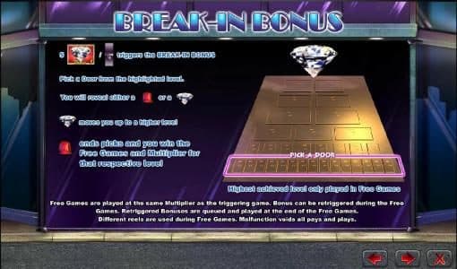 break-in bonus rules