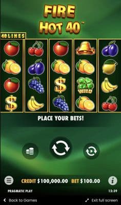 Main Screen