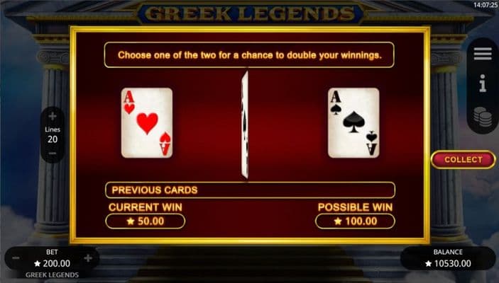 Red or Black Gamble Feature