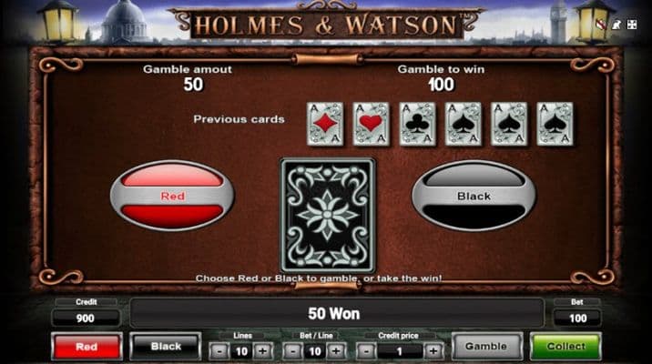 Black or Red Gamble Feature