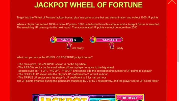 Jackpot Feature