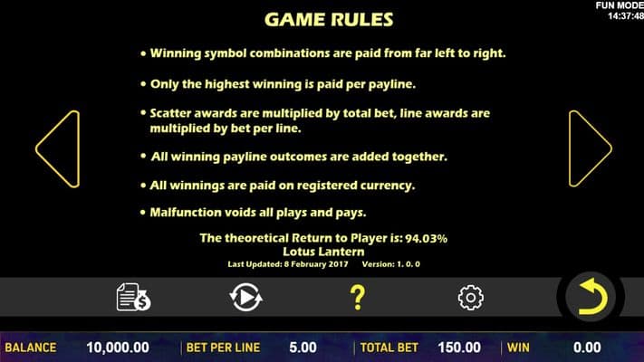 General Game Rules