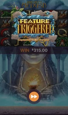 Feature triggered