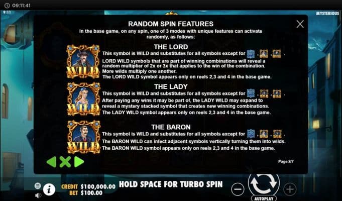 Random Reel Features