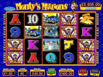 another example of multiple winning paylines triggering a $400 big win