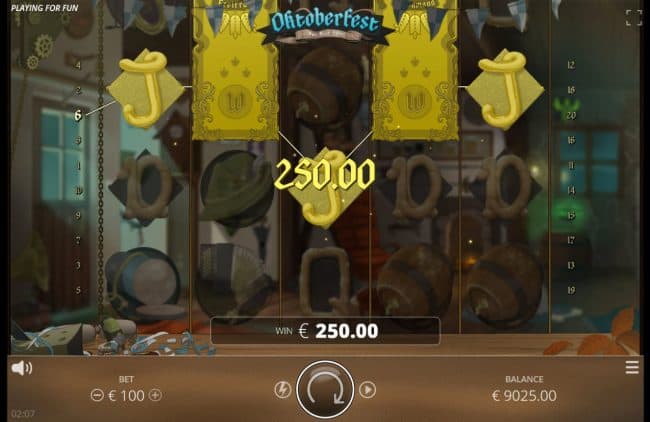 A winning four of a kind