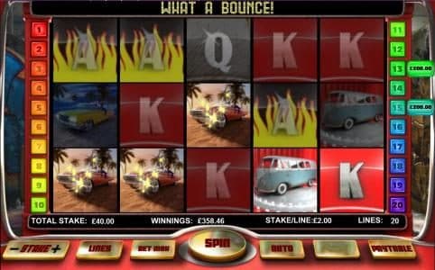 Multiple winning paylines triggers a $400 big win!