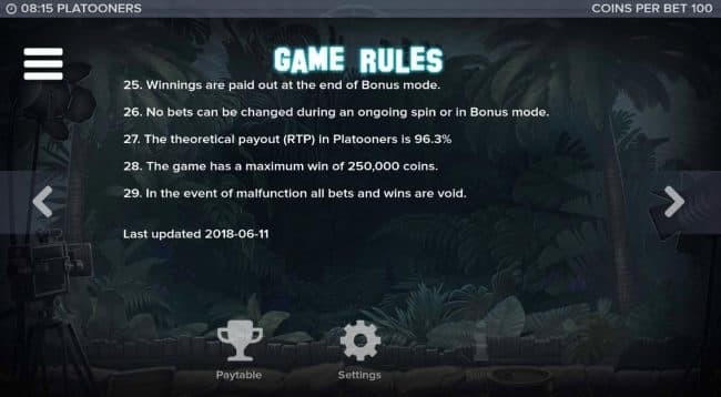 Theoretical Return To Player (RTP)
