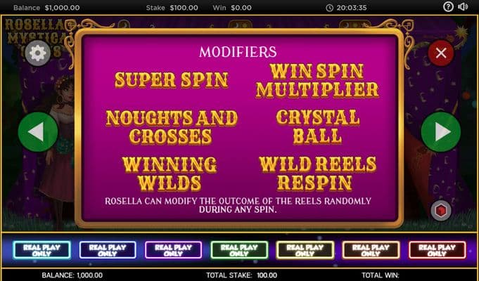 Reel Modifiers