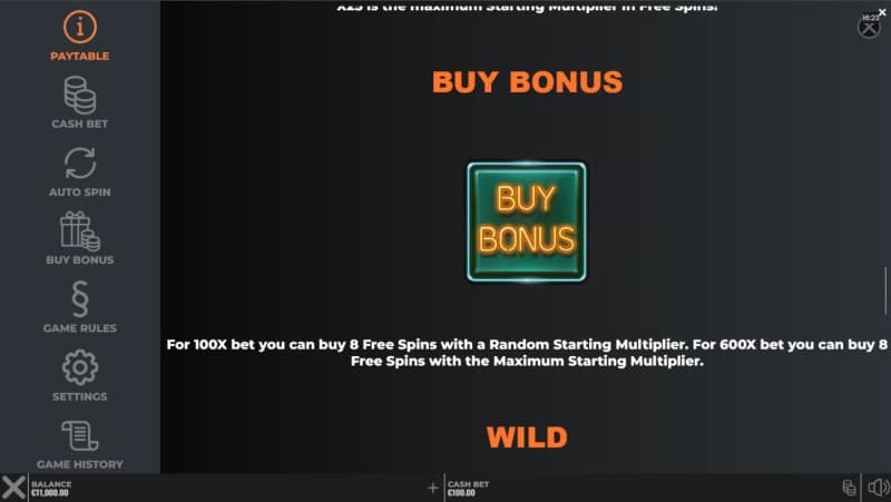 Buy Bonus
