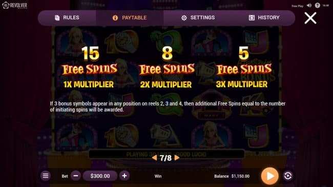 Free Spins Rules