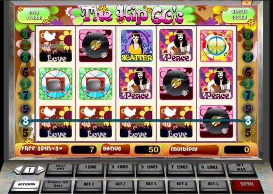 A winning Four of a Kind triggered during the Free Spins feature..