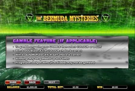 gamble feature rules