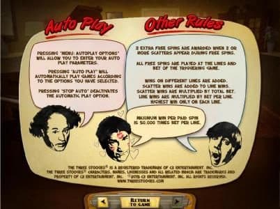 General Game Rules. Maximum win per paid spin is 50,000 times bet per line.