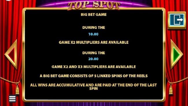 Big Bet Game Rules