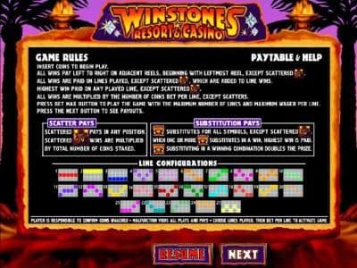 Game Rules, Scatter pays and Wild Pays