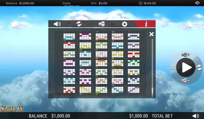 Paylines 26-50
