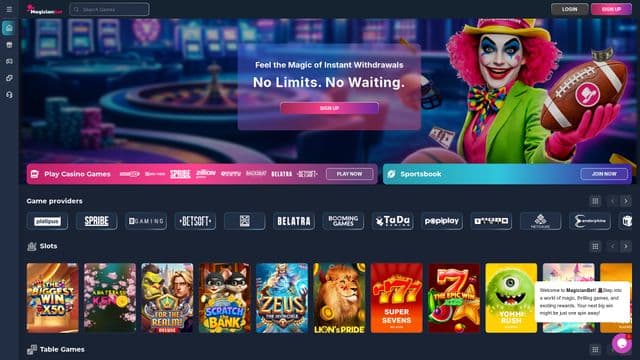 Magicianbethome screen