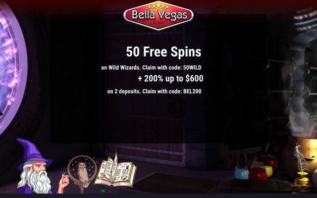 Bella Vegashome screen