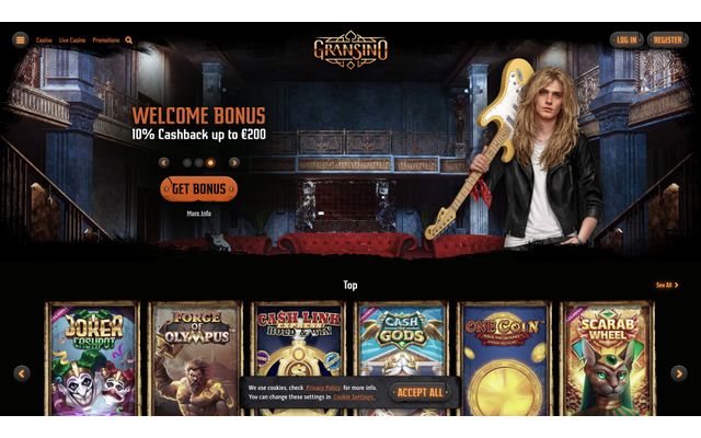 gransino casino bonus conditions
