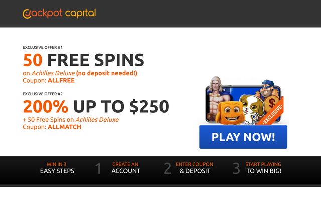 jackpot capital $ no deposit bonus