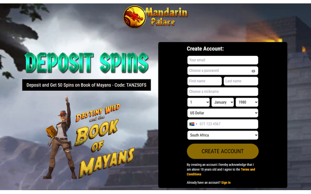 True Fortune Casino Mobile App Interface