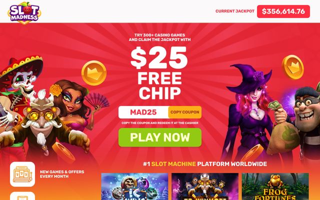 Slot Madness Casino Bonus Review for Canadian Players