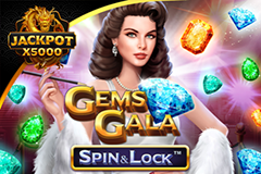 Gems Gala Spin and Lock logo
