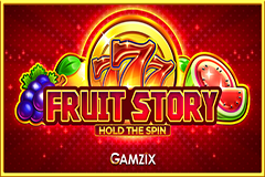 Fruit Story Hold the Spin logo