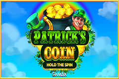 Patrick's Coin Hold the Spin logo