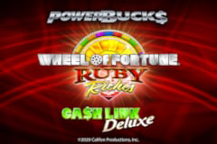 PowerBucks Wheel of Fortune Ruby Riches logo