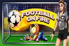 Football on Fire logo