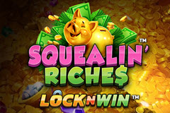 Squealin' Riches Lock N Win logo