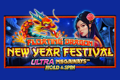 Floating Dragon New Year Festival Ultra Megaways Hold & Spin logo
