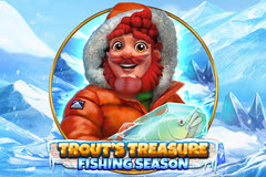 Trout's Treasure Fishing Season logo